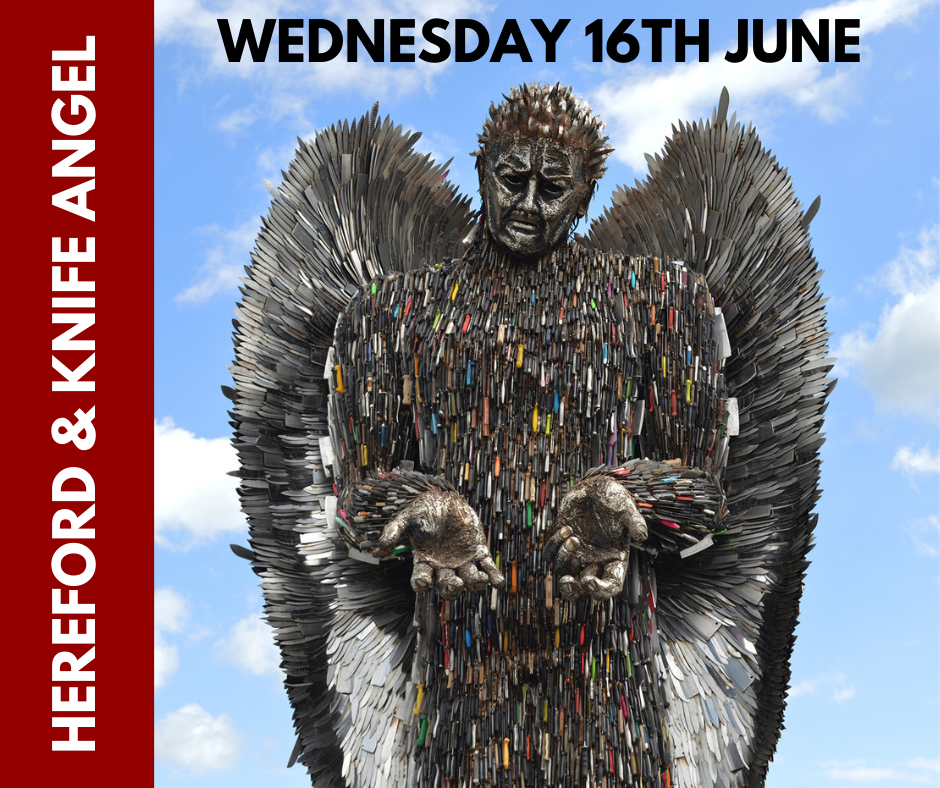 Hereford & Knife Angel