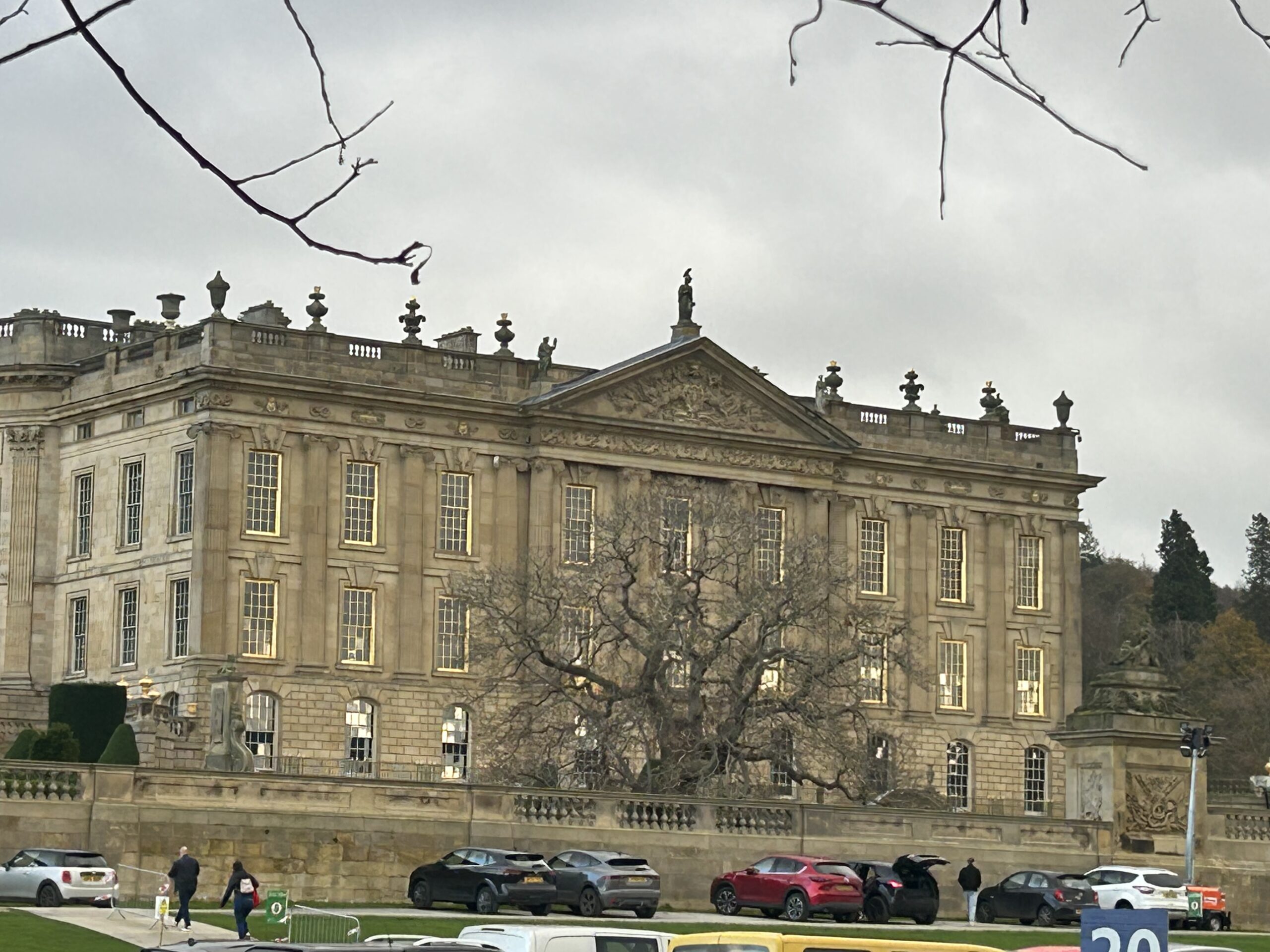Chatsworth House at Christmas (A + MH)